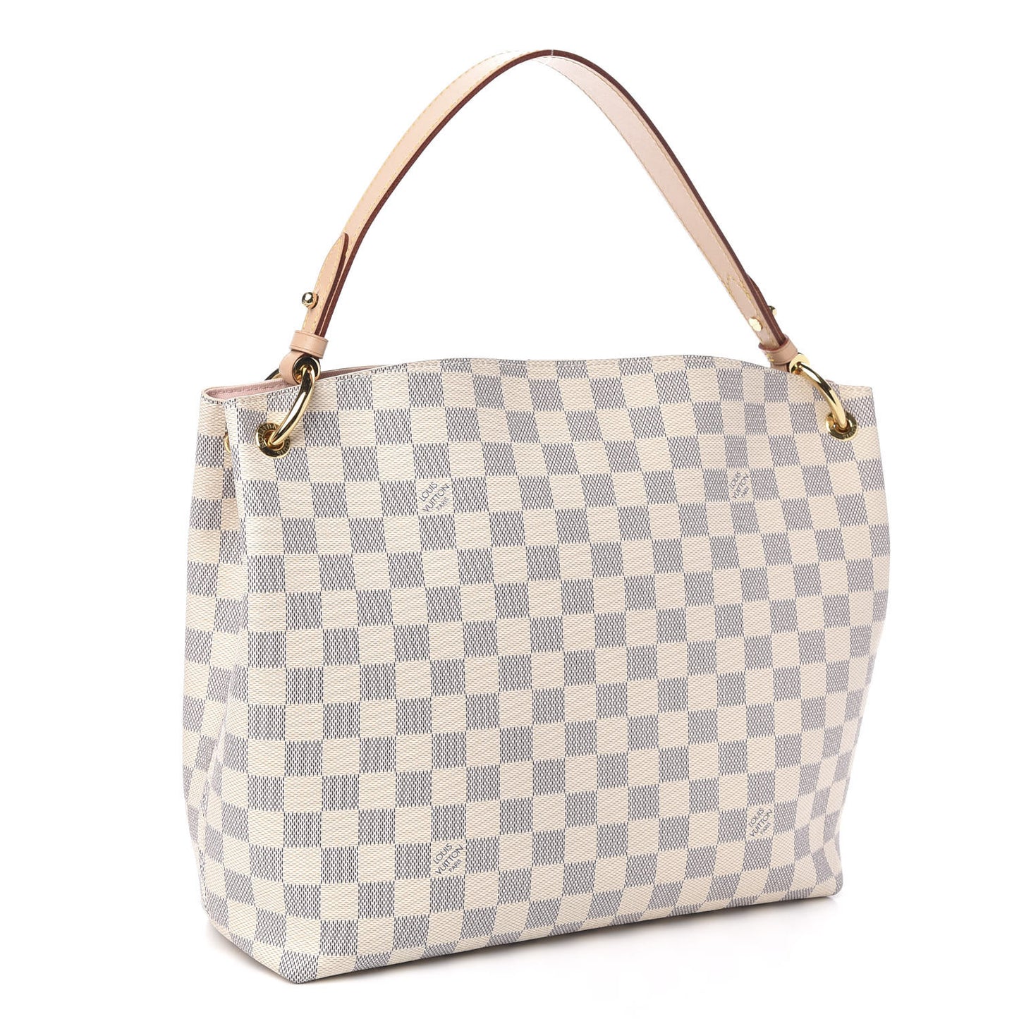 Damier Azur Graceful PM Rose Ballerine