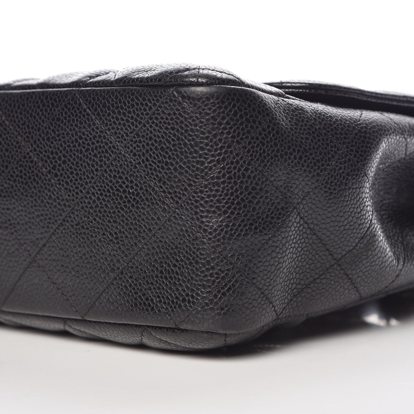 Caviar Quilted Jumbo Single Flap Black
