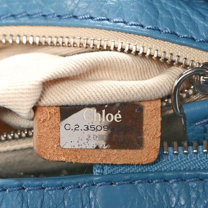 Chloe Calfskin Medium Paddington Satchel Light Blue 6 of 12