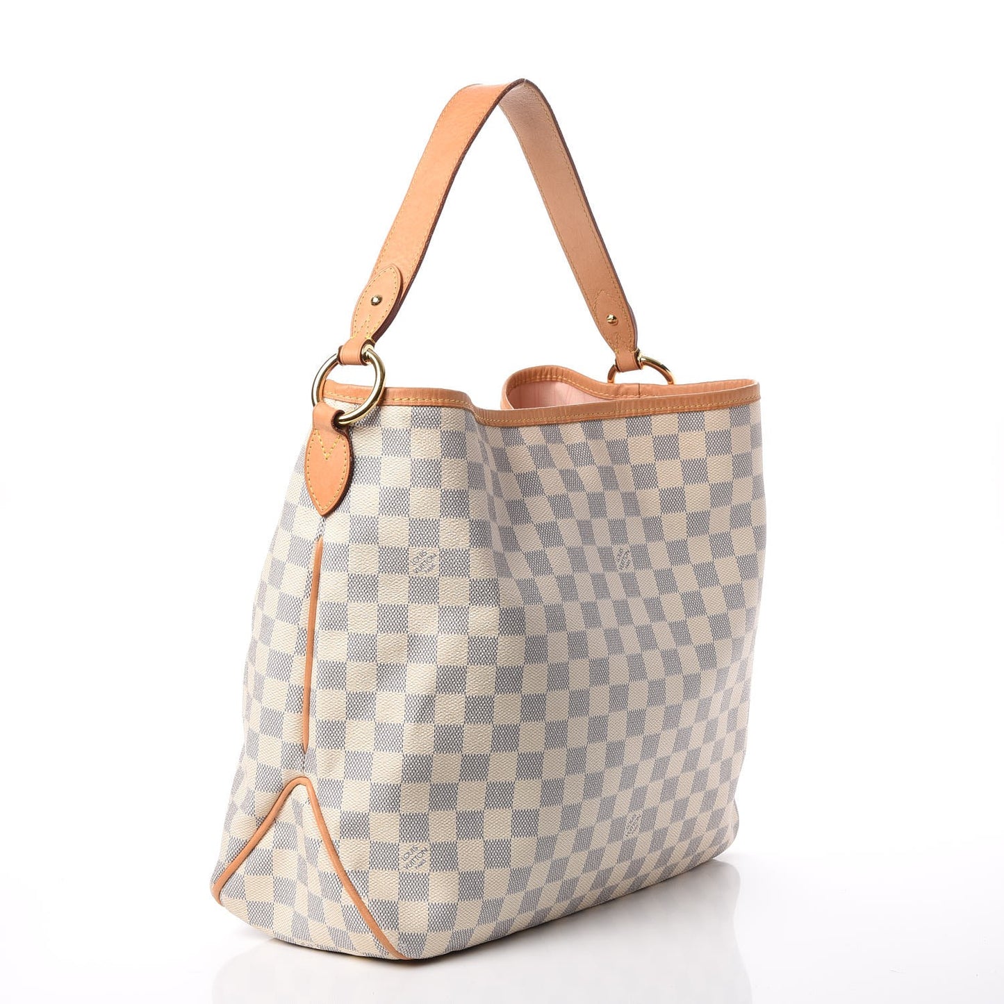 Damier Azur Delightful MM Rose Ballerine