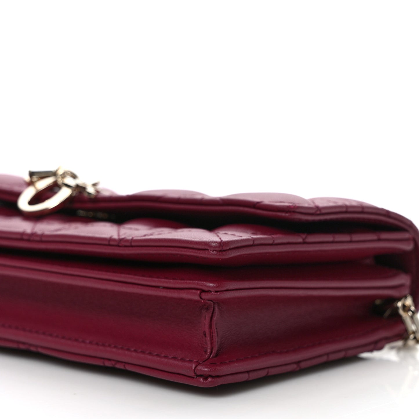 Lambskin Cannage Mini My Dior Bag Burgundy