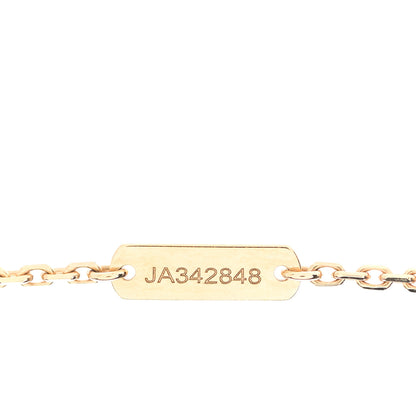 Van Cleef & Arpels 18K Yellow Gold Diamond Yellow Mother of Pearl Vintage Alhambra Pendant Necklace 6 of 7