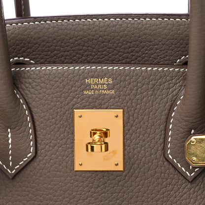 Hermes Togo Birkin 30 Etoupe 6 of 9