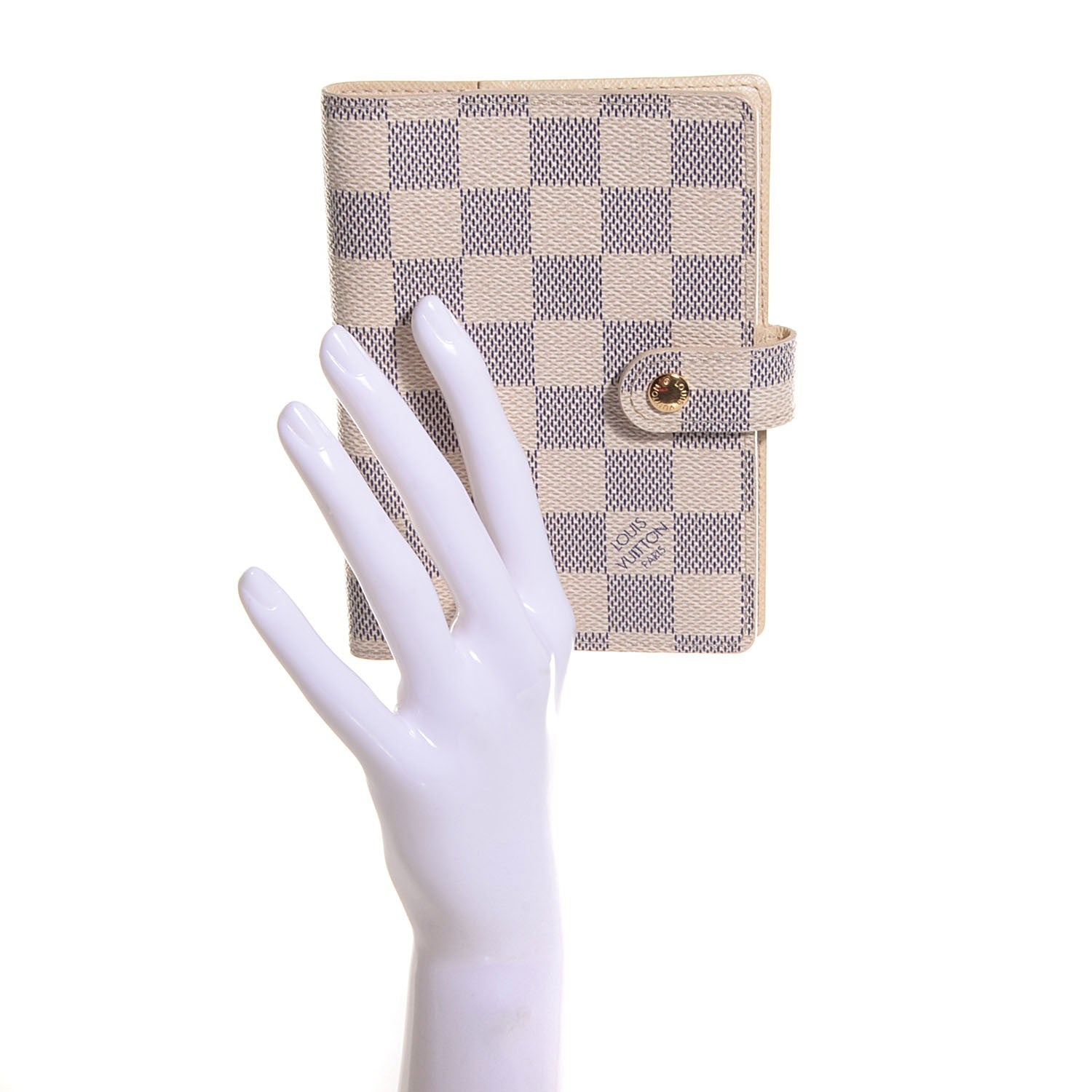 Louis Vuitton Damier Azur Small Ring Agenda Cover 2 of 7