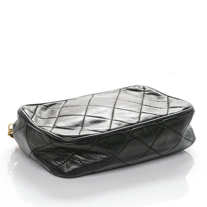 Chanel Lambskin Quilted Tassel Camera Case Black 4 of 7