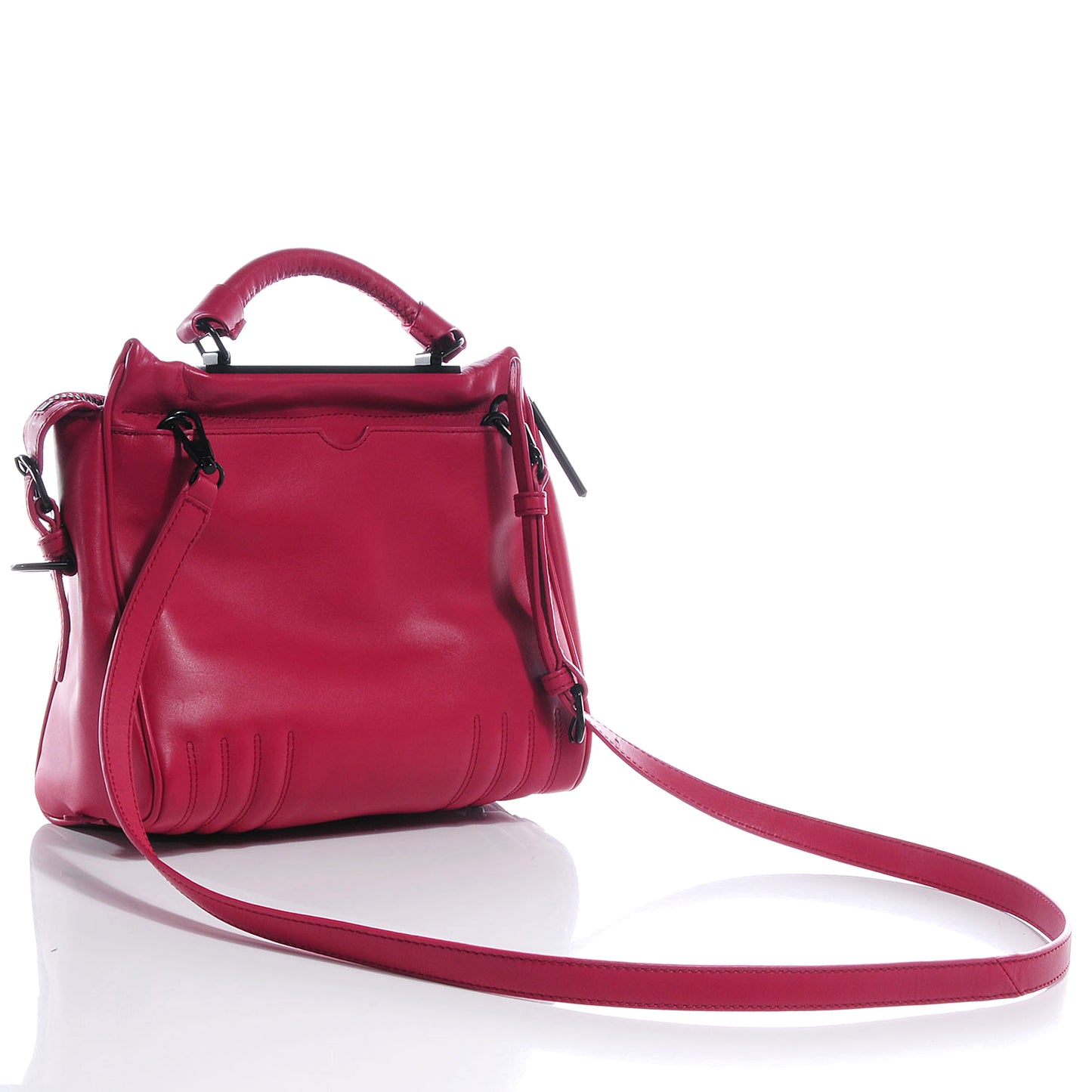3.1 Small Ryder Satchel Cranberry
