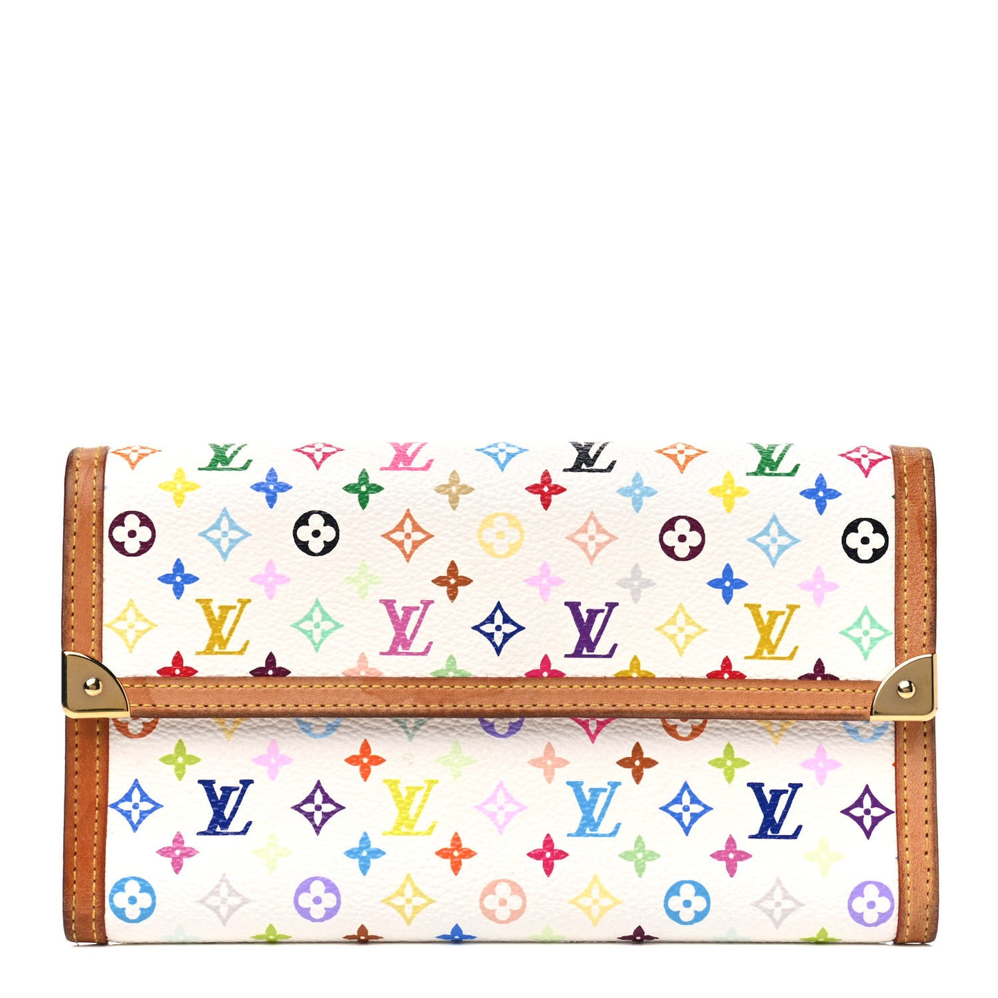 Monogram Multicolor Porte Tresor International Wallet White