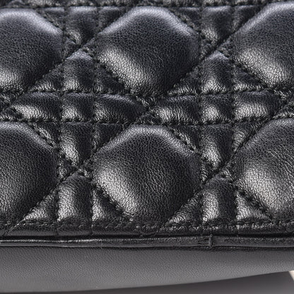 Christian Dior Lambskin Cannage Large Lady Dior Black 18 of 24