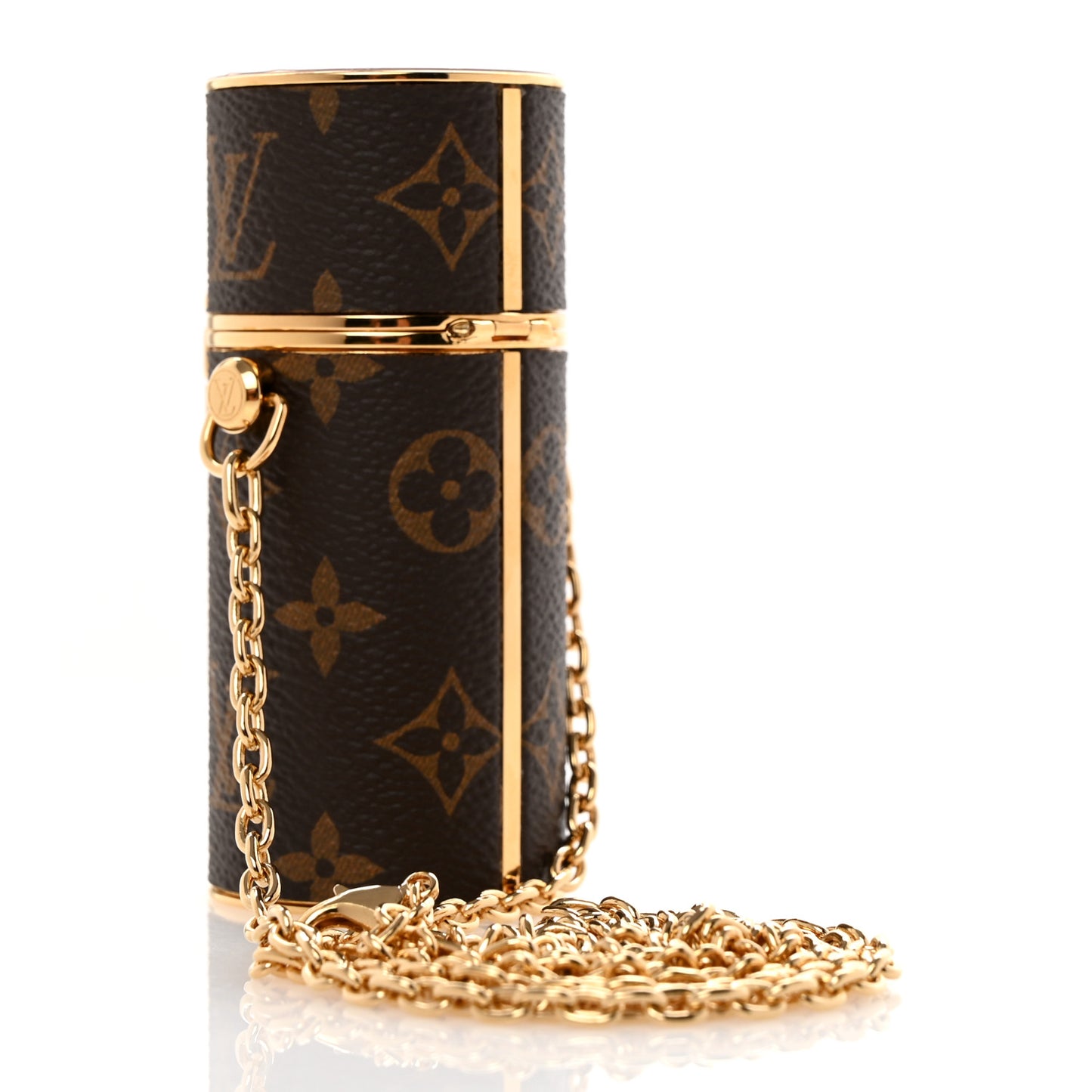 Monogram Chain Lipstick Case
