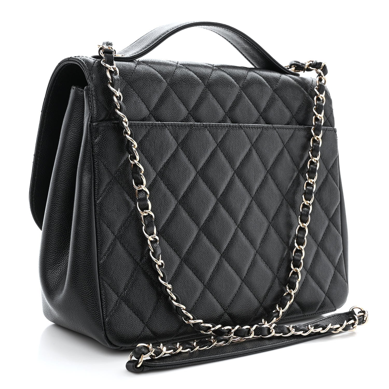 Chanel Caviar Quilted Large Business Affinity Flap Black 3 of 12