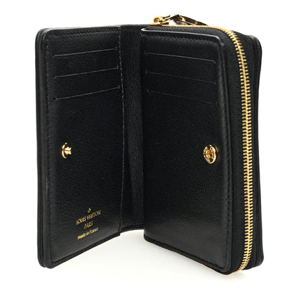 Louis Vuitton Lambskin Embossed Monogram Lou Coussin Wallet Black 5 of 6