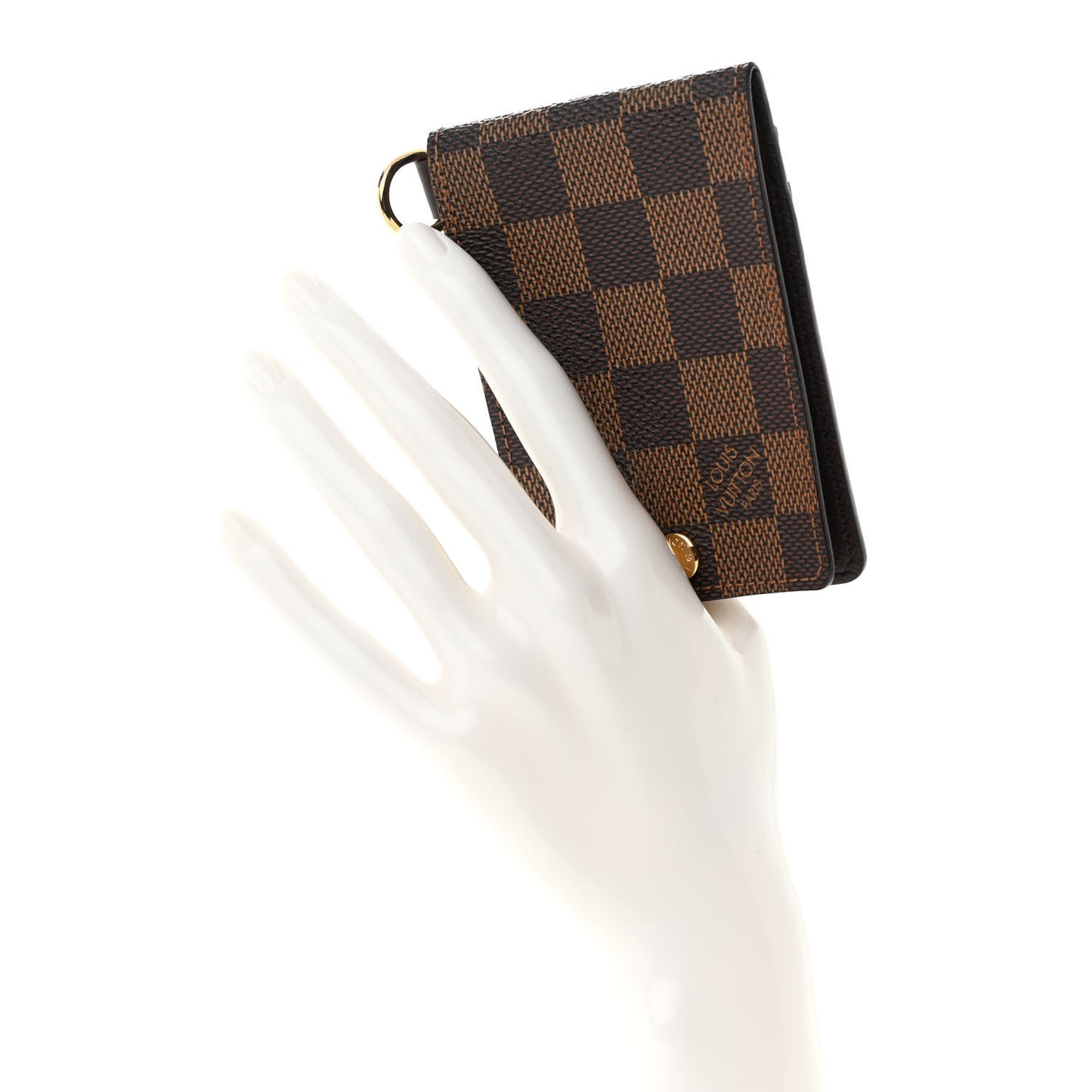 Damier Ebene Porte Carte ID Bandouliere