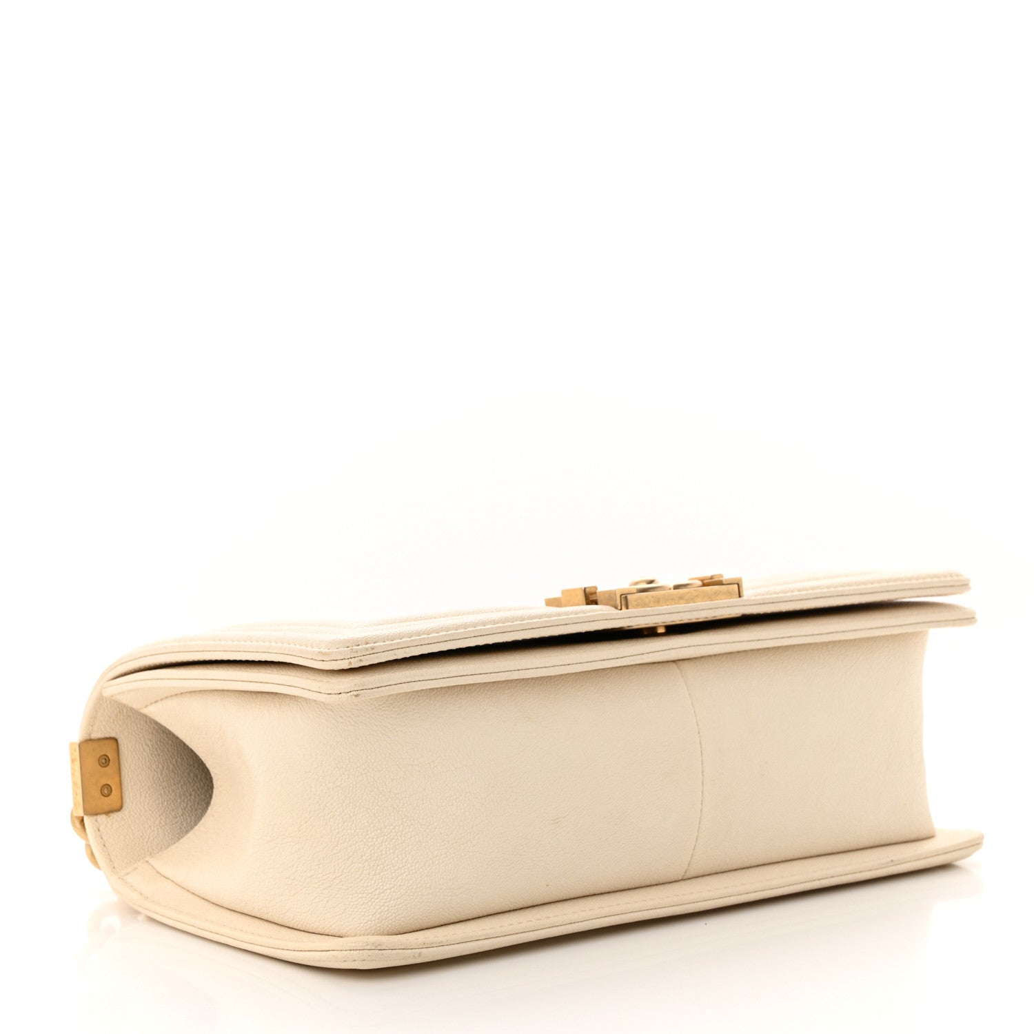 Chanel Caviar Quilted Medium Boy Flap Ivory 4 of 11