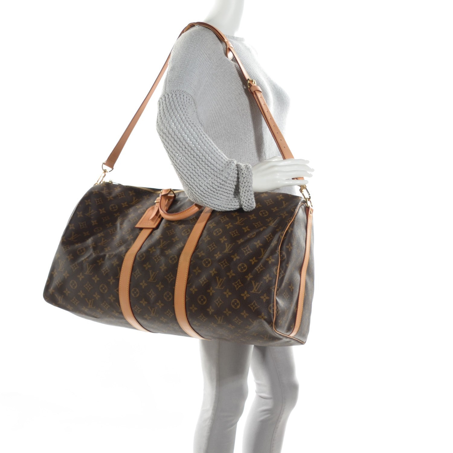Louis Vuitton Monogram Keepall Bandouliere 55 2 of 8