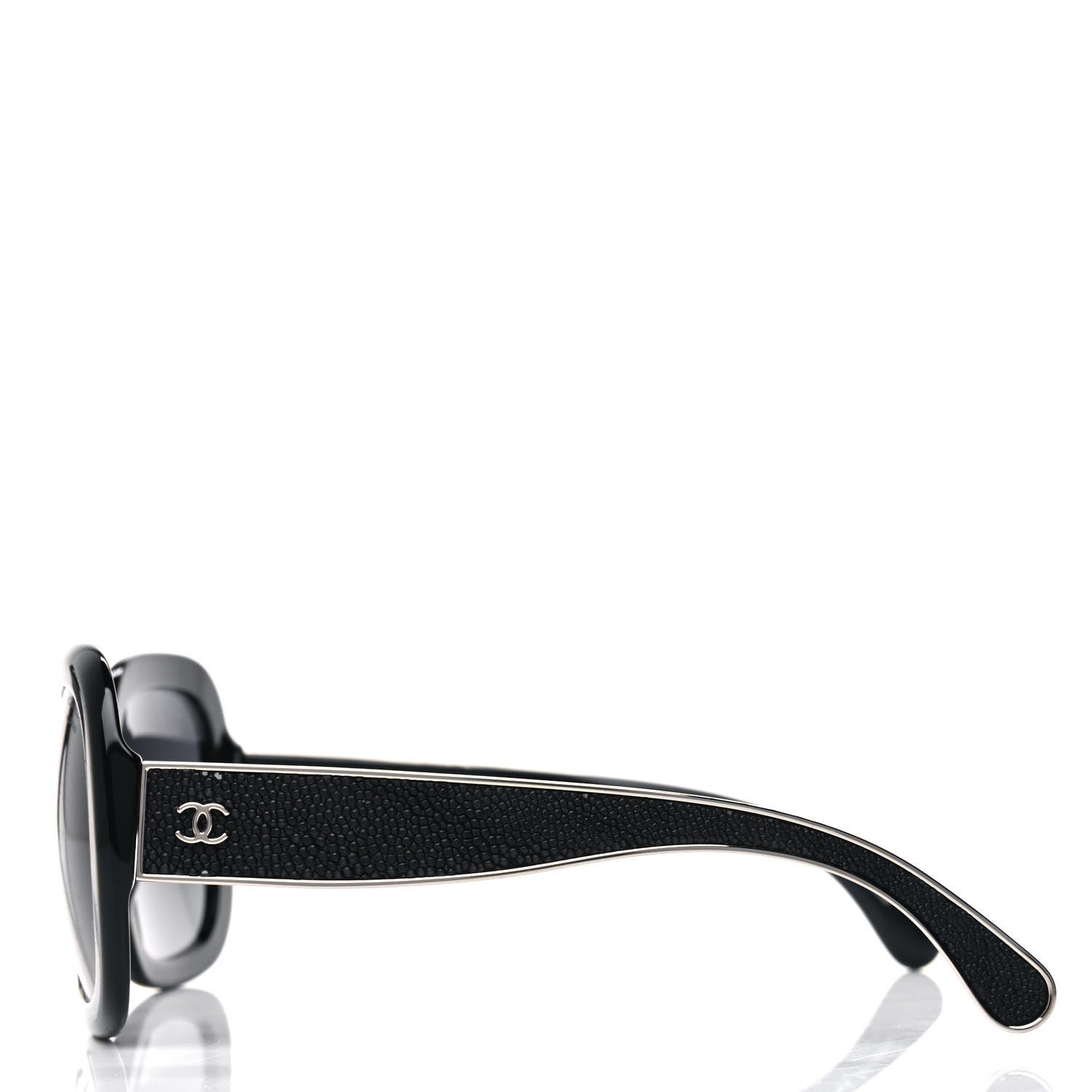 Chanel Stingray Polarized CC Sunglasses 5272-Q Black 3 of 4