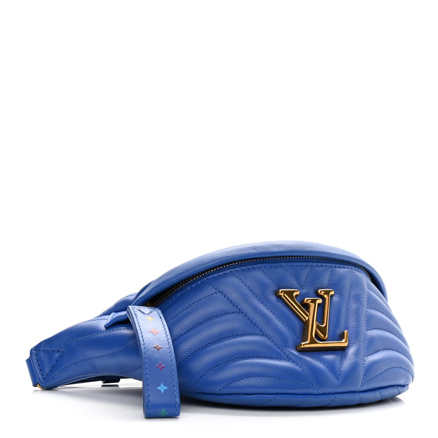 Louis Vuitton Calfskin New Wave Bumbag Blue Neon 5 of 11