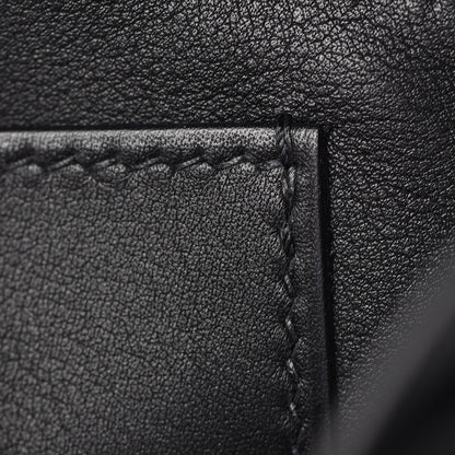 Hermes Swift Kelly Pochette Clutch Black 23 of 31