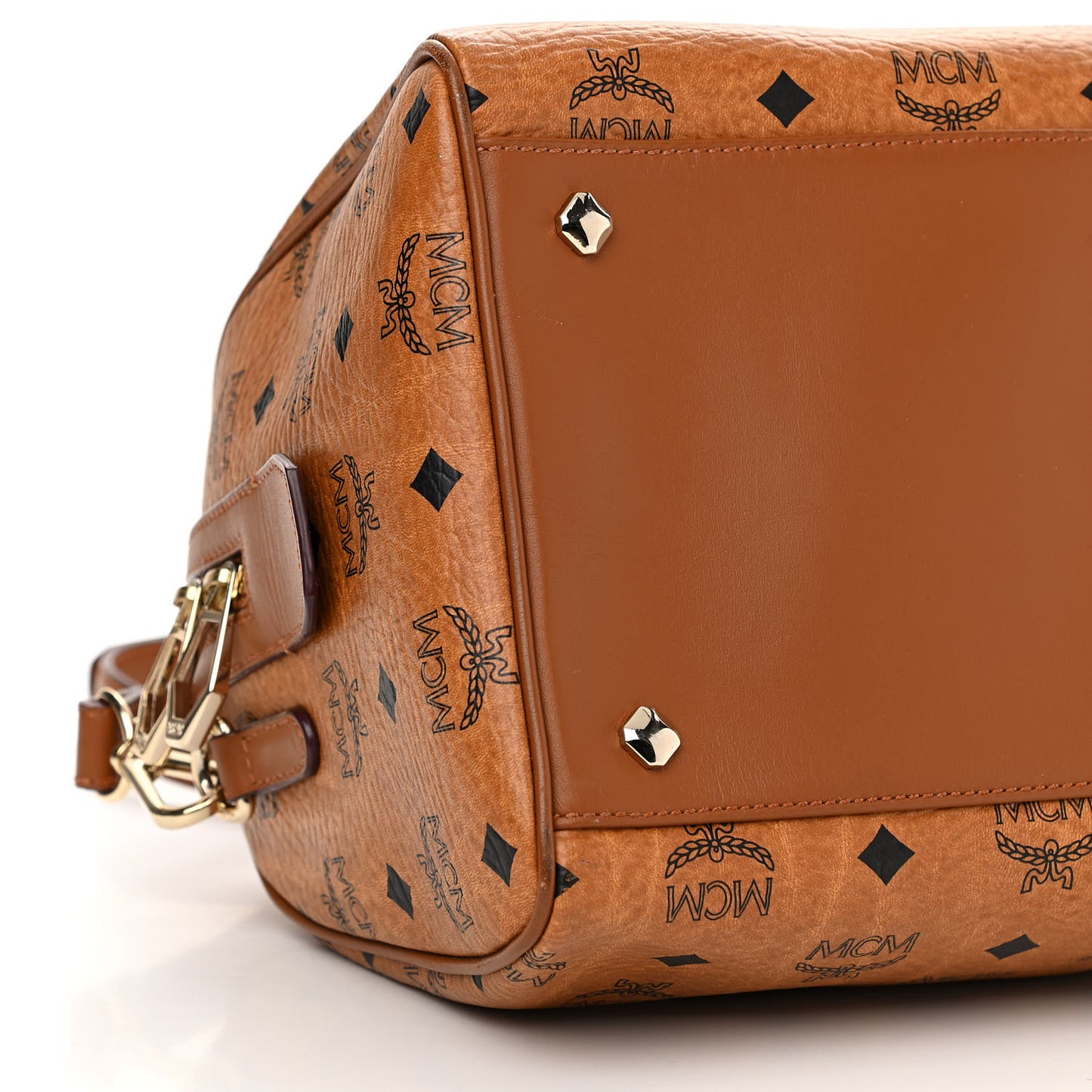 Visetos Essential Boston Bag Cognac