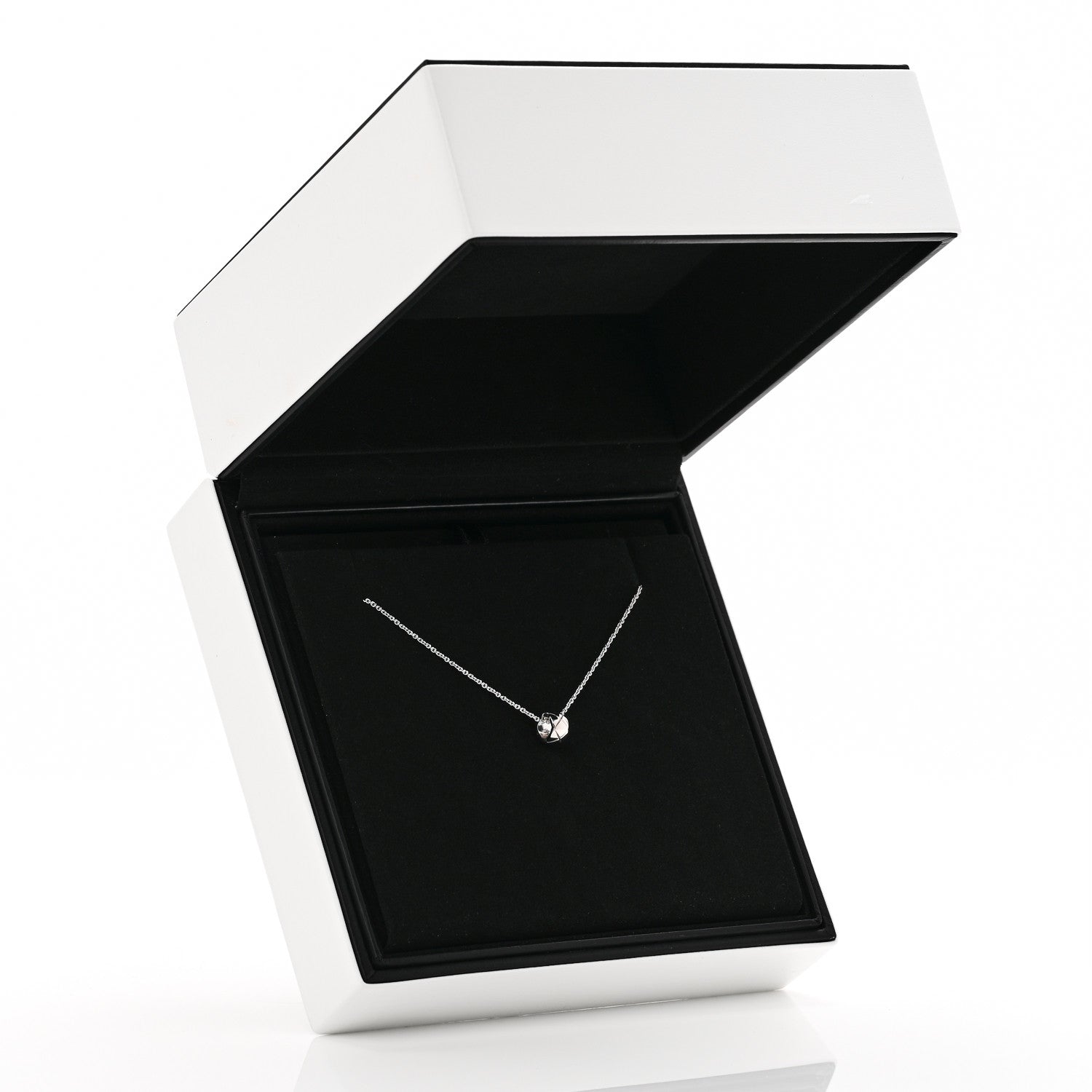 Chanel 18K White Gold Coco Crush Pendant Necklace 6 of 6