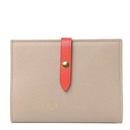Celine Grained Calfskin Strap Passport Cover Light Taupe 1 of 8