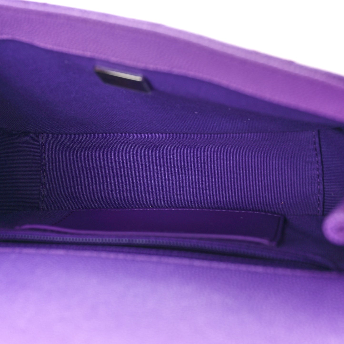 Shaded Caviar Quilted My Everything Small Flap Purple Light Purple