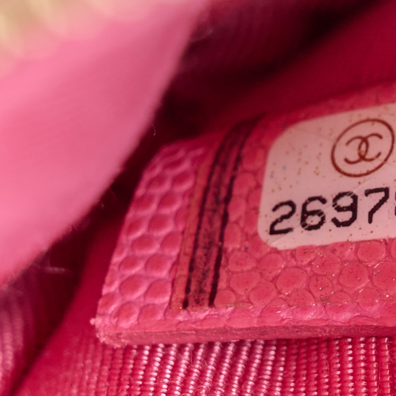 Chanel Caviar Quilted Small Cosmetic Case Pink 7 of 11
