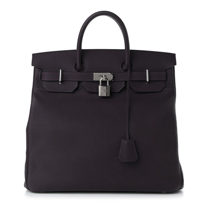 Hermes Togo HAC Birkin 40 Raisin 1 of 11