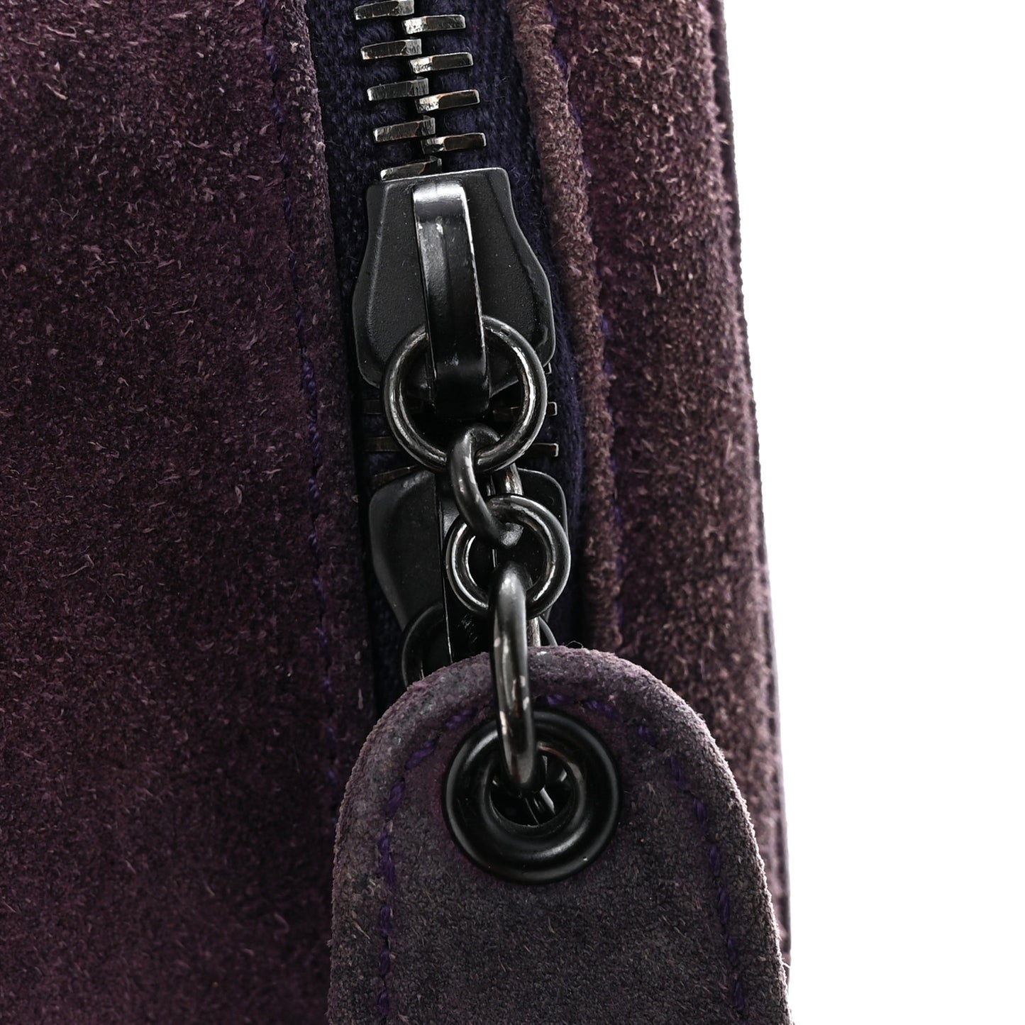 Suede CC Handbag Purple