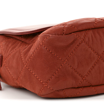 Chanel Iridescent Calfskin Medium In the Mix Flap Red 9 of 10