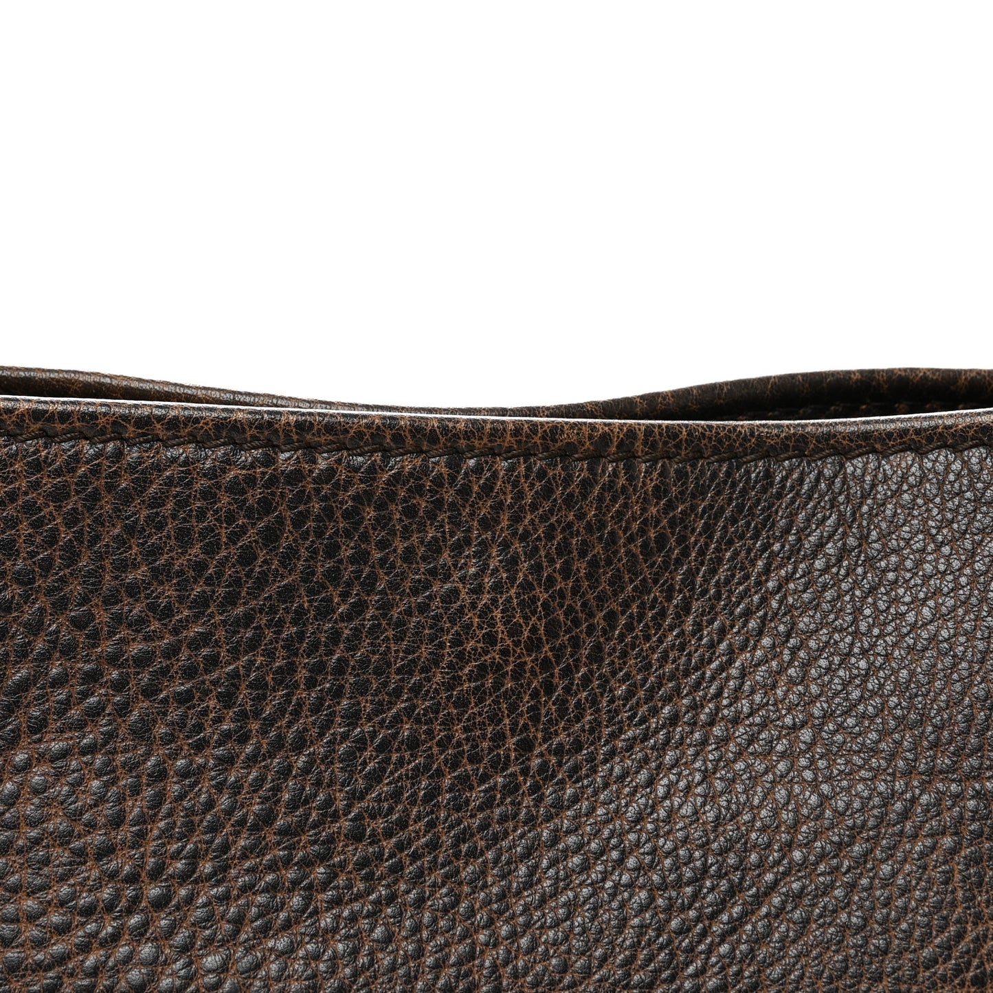 Monogram Medium Laidback Crafty Tote  Dark Brown