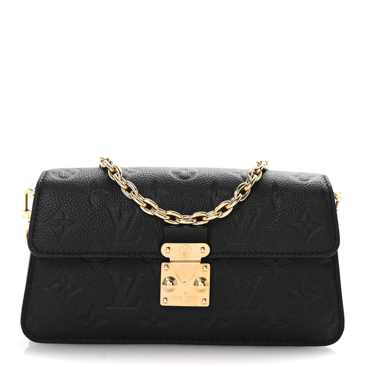 Louis Vuitton Empreinte Metis Wallet On Chain Black 1 of 9