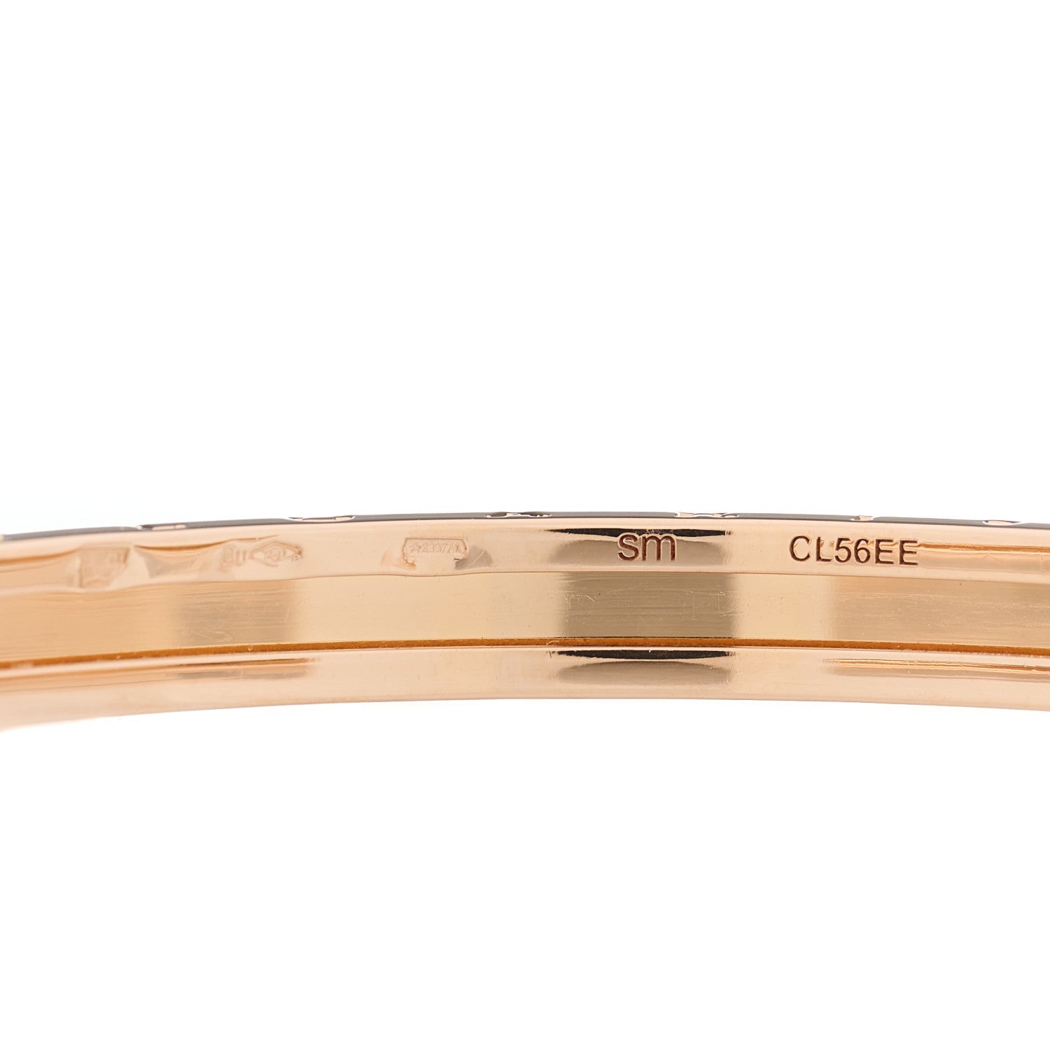 Bulgari 18K Rose Gold B.Zero1 Cuff Bracelet SM 4 of 4