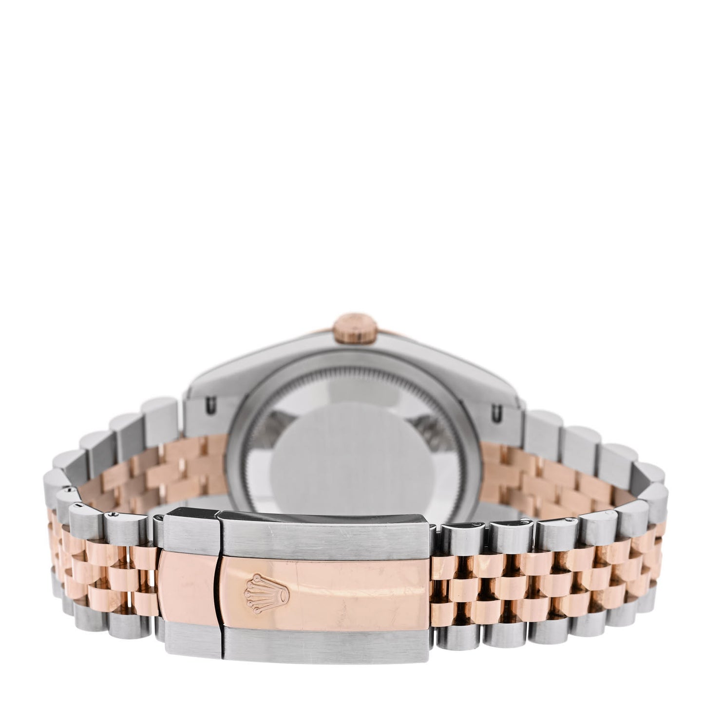Stainless Steel 18K Everose Gold Diamond 36mm Oyster Perpetual Datejust Watch Slate Roman 126231