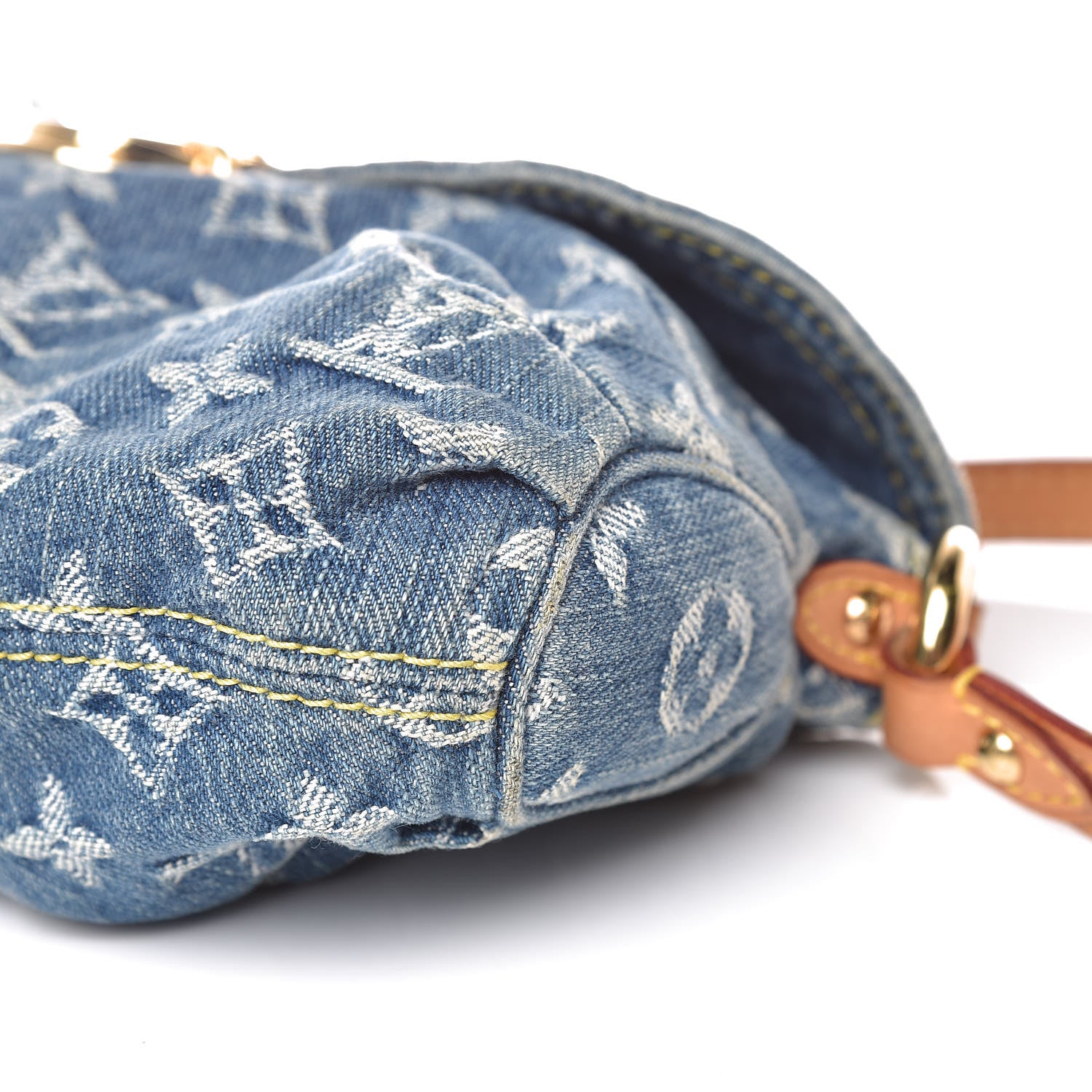 Louis Vuitton Monogram Denim Mini Pleaty Blue 9 of 9
