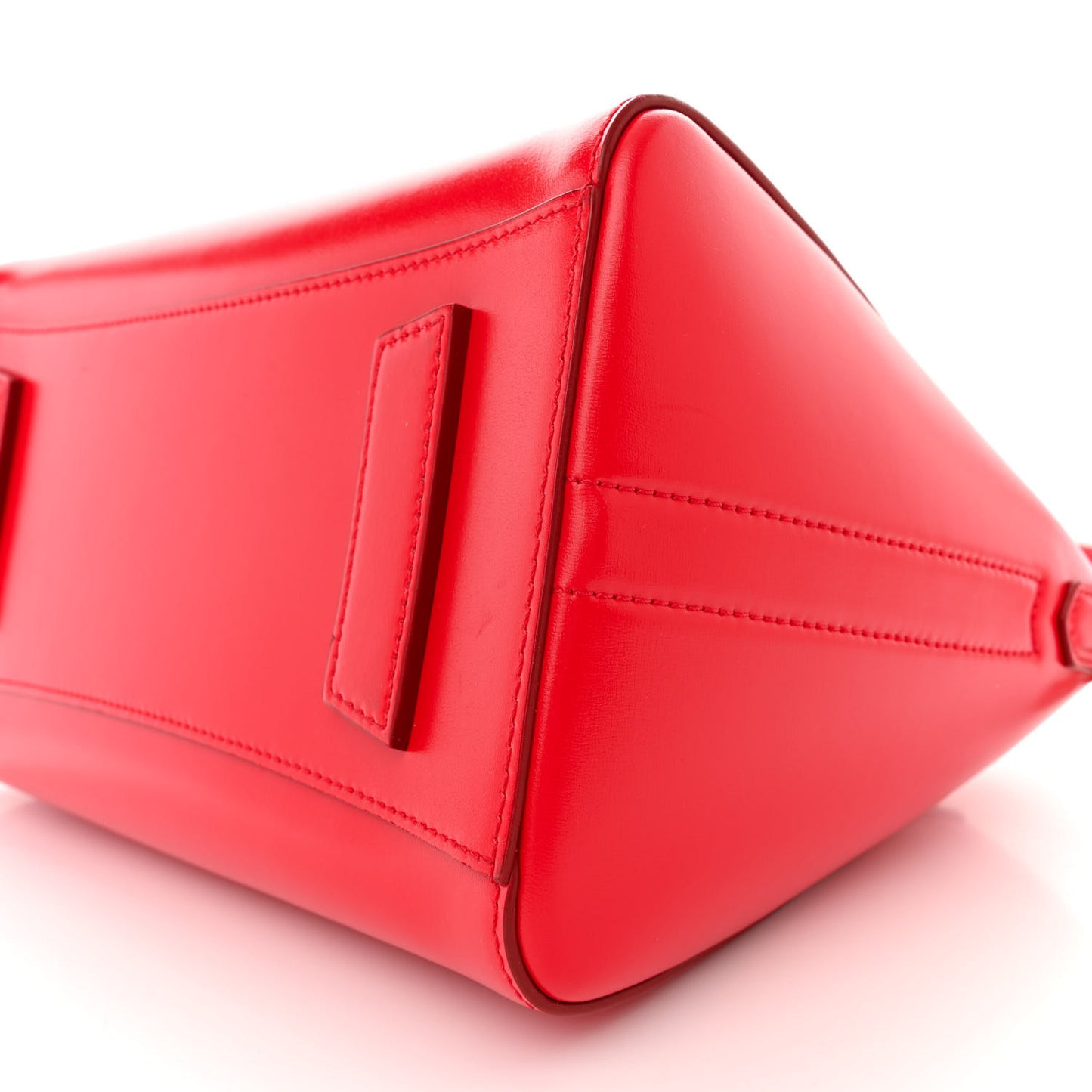 Shiny Lord Calfskin Small Antigona Medium Red