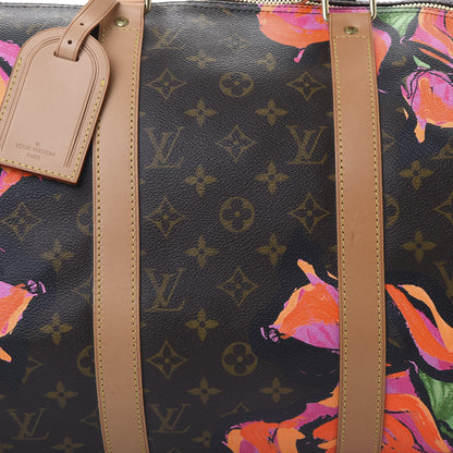 Louis Vuitton Monogram Roses Keepall 50 9 of 9