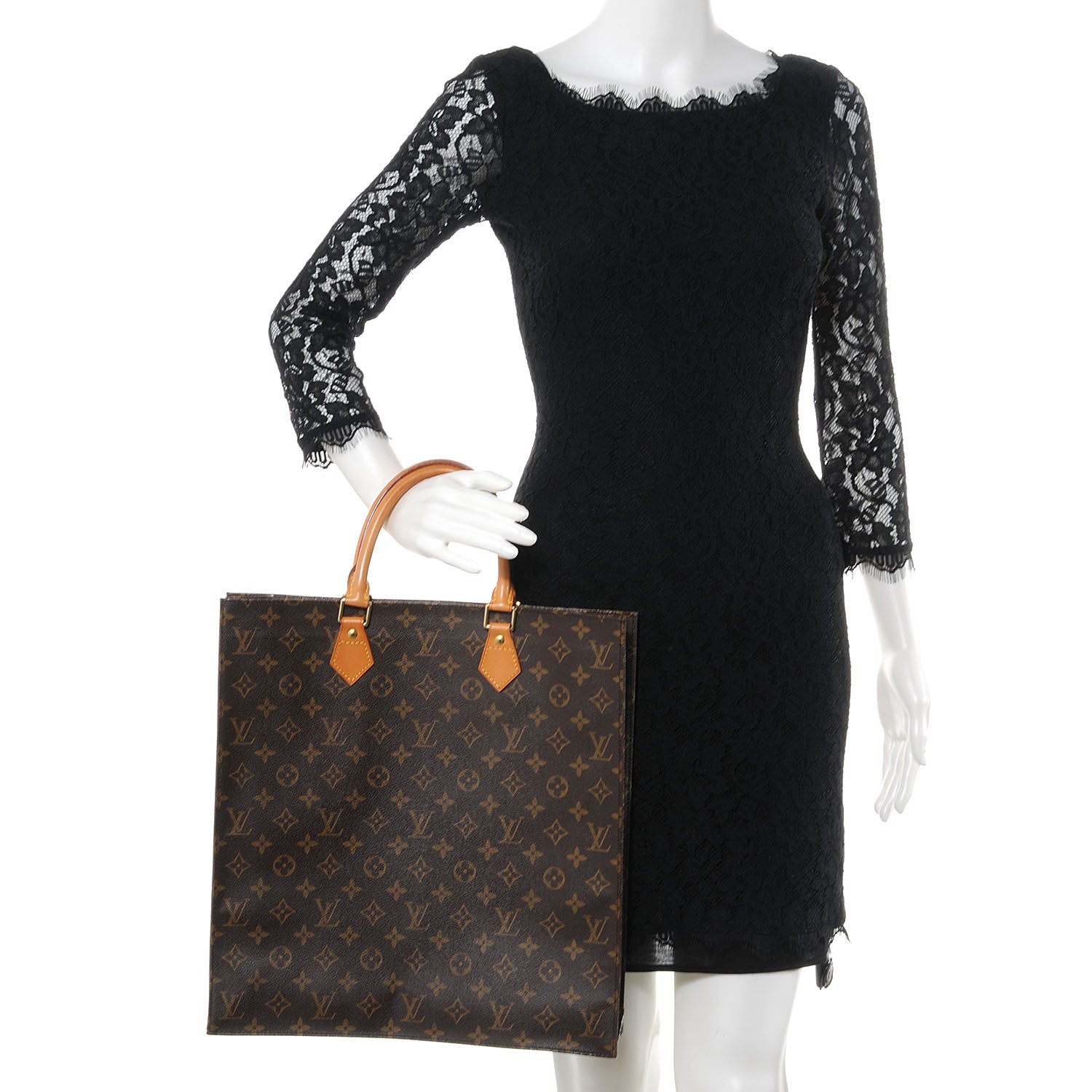 Louis Vuitton Monogram Sac Plat 2 of 7