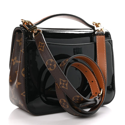 Louis Vuitton Patent Calfskin Monogram Cherrywood BB Black 3 of 7