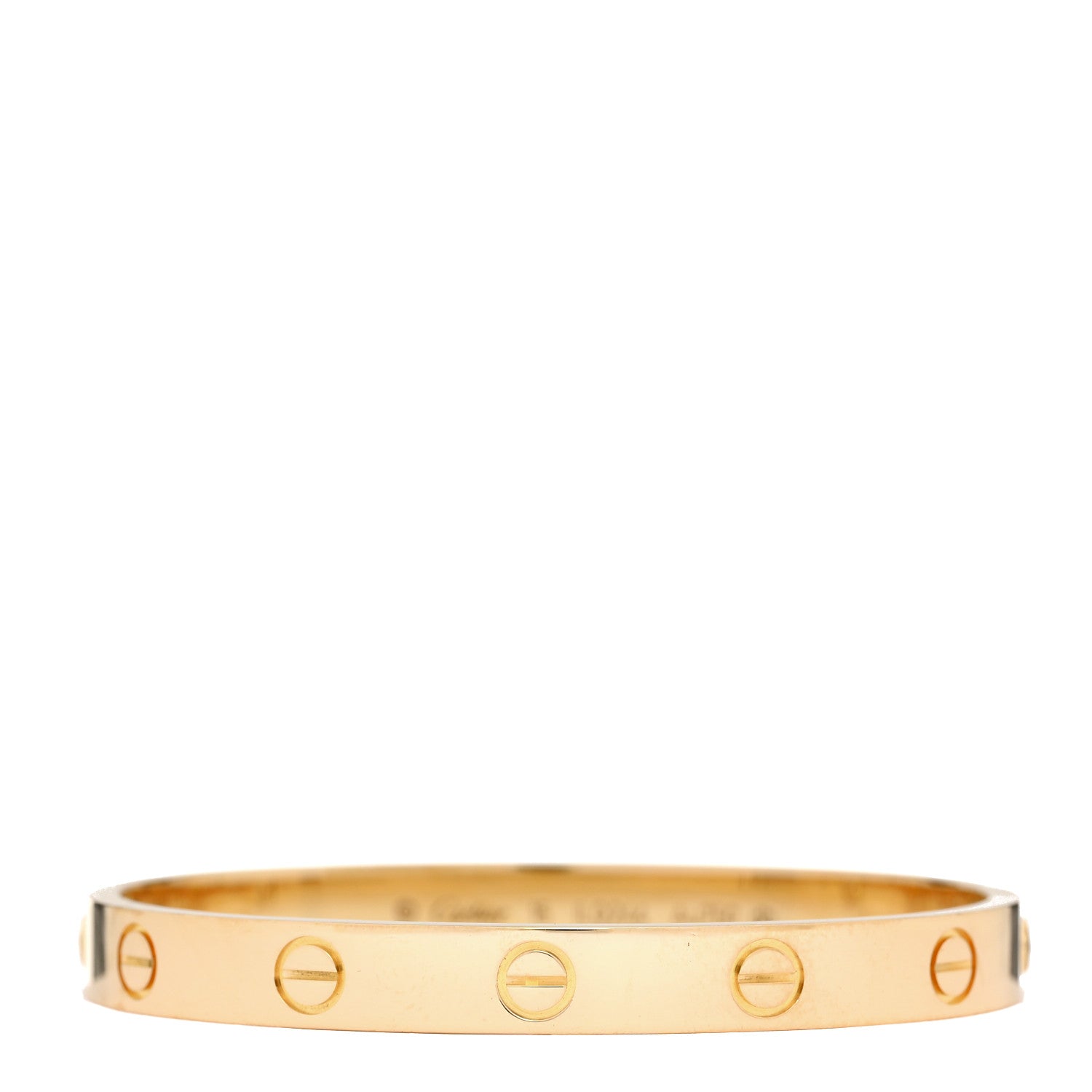 Cartier 18K Yellow Gold LOVE Bracelet 15 1 of 9