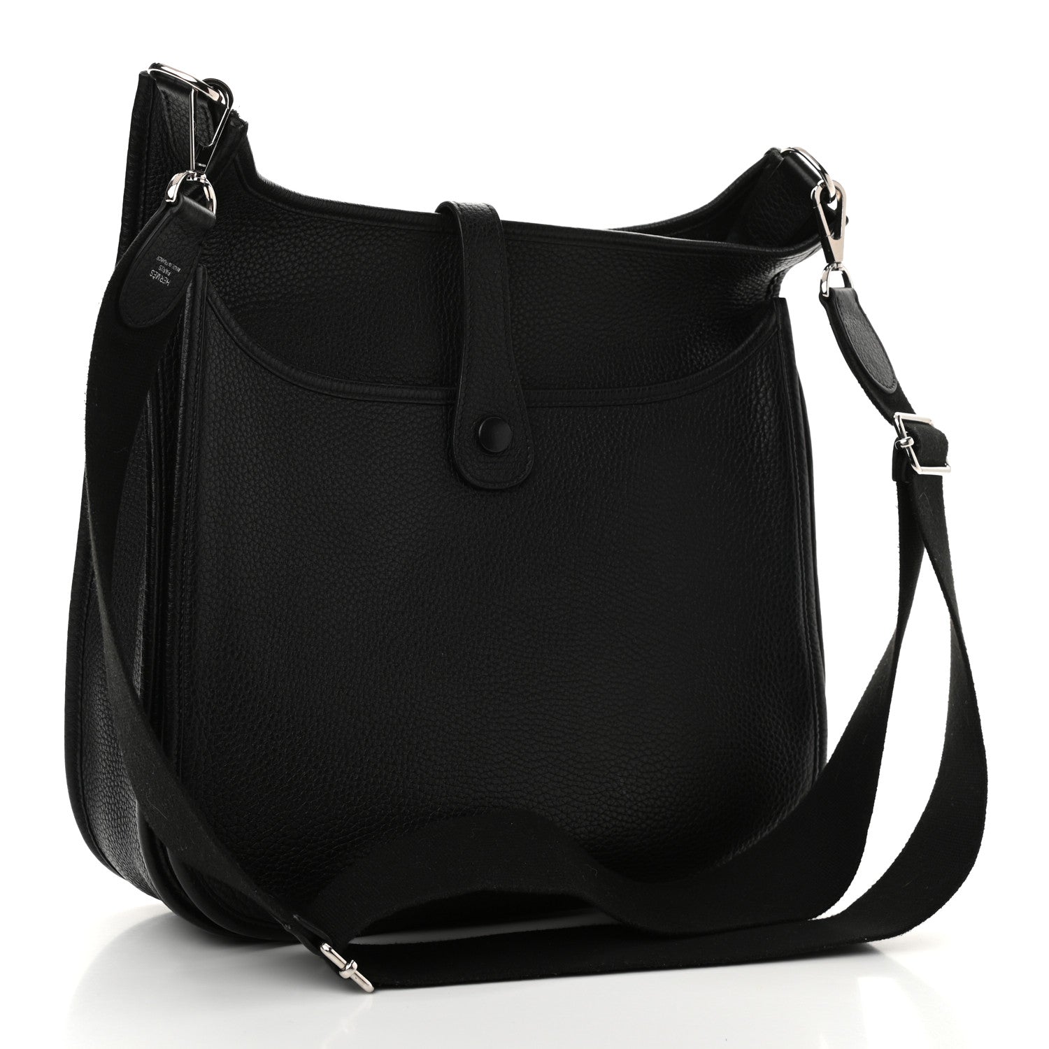 Hermes Taurillon Clemence Evelyne III GM Black 3 of 11