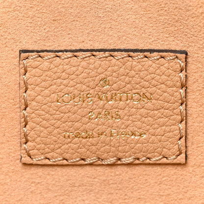 Louis Vuitton Calfskin Lockme Bucket MM Arizona Beige 6 of 27