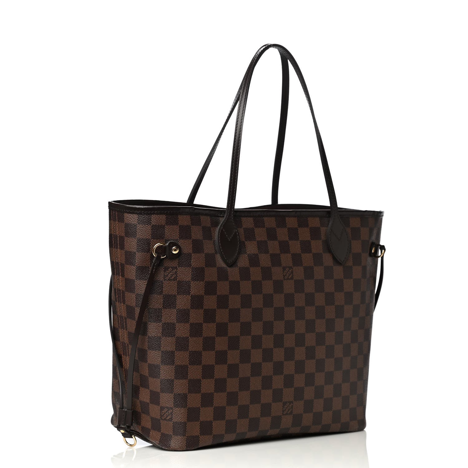 Louis Vuitton Damier Ebene Neo Neverfull MM Rose Ballerine 3 of 11