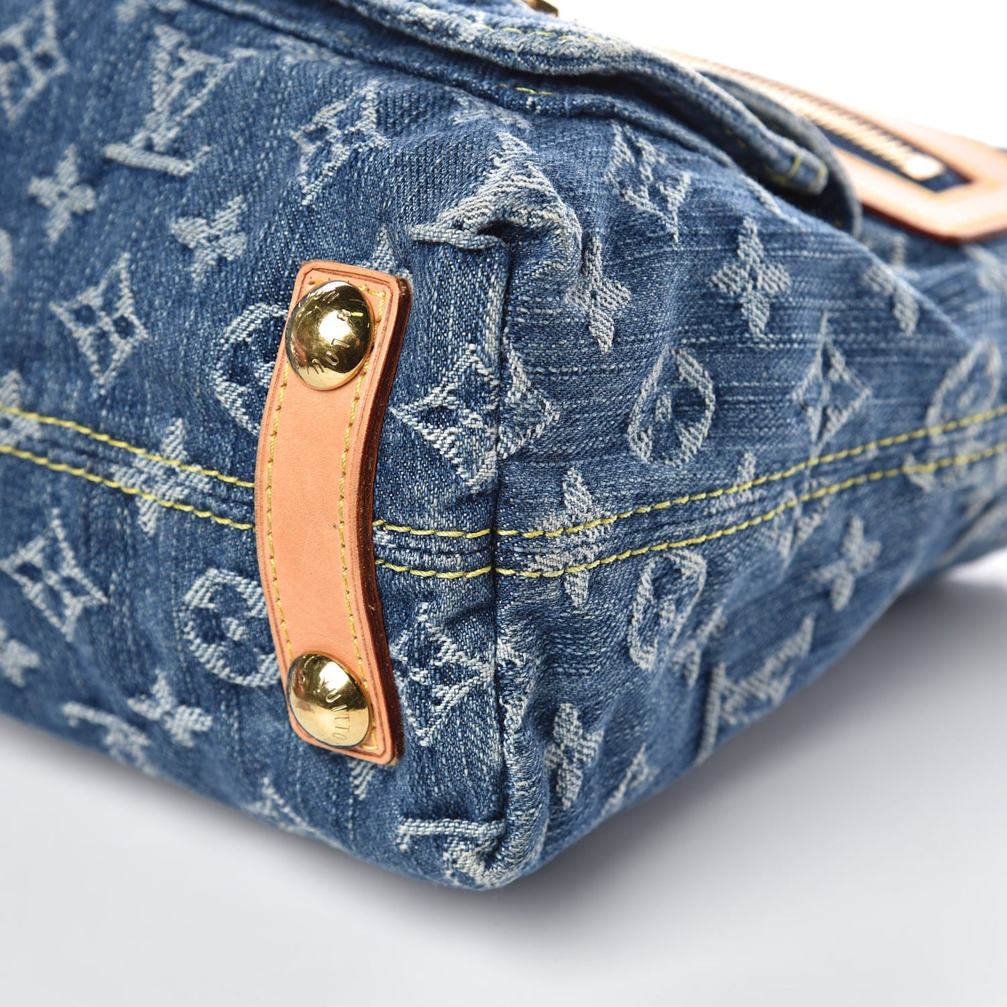 Monogram Denim Baggy PM Blue