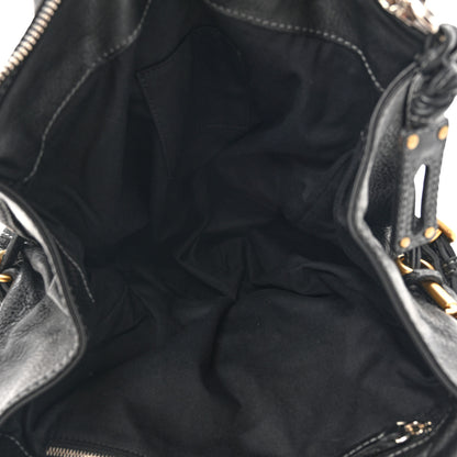 Chloe Grained Calfskin Paddington Tote Black 5 of 9