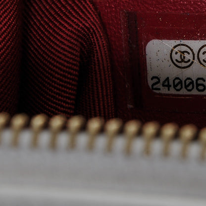 Chanel Calfskin Quilted Medium Gabrielle Hobo Black White 7 of 7