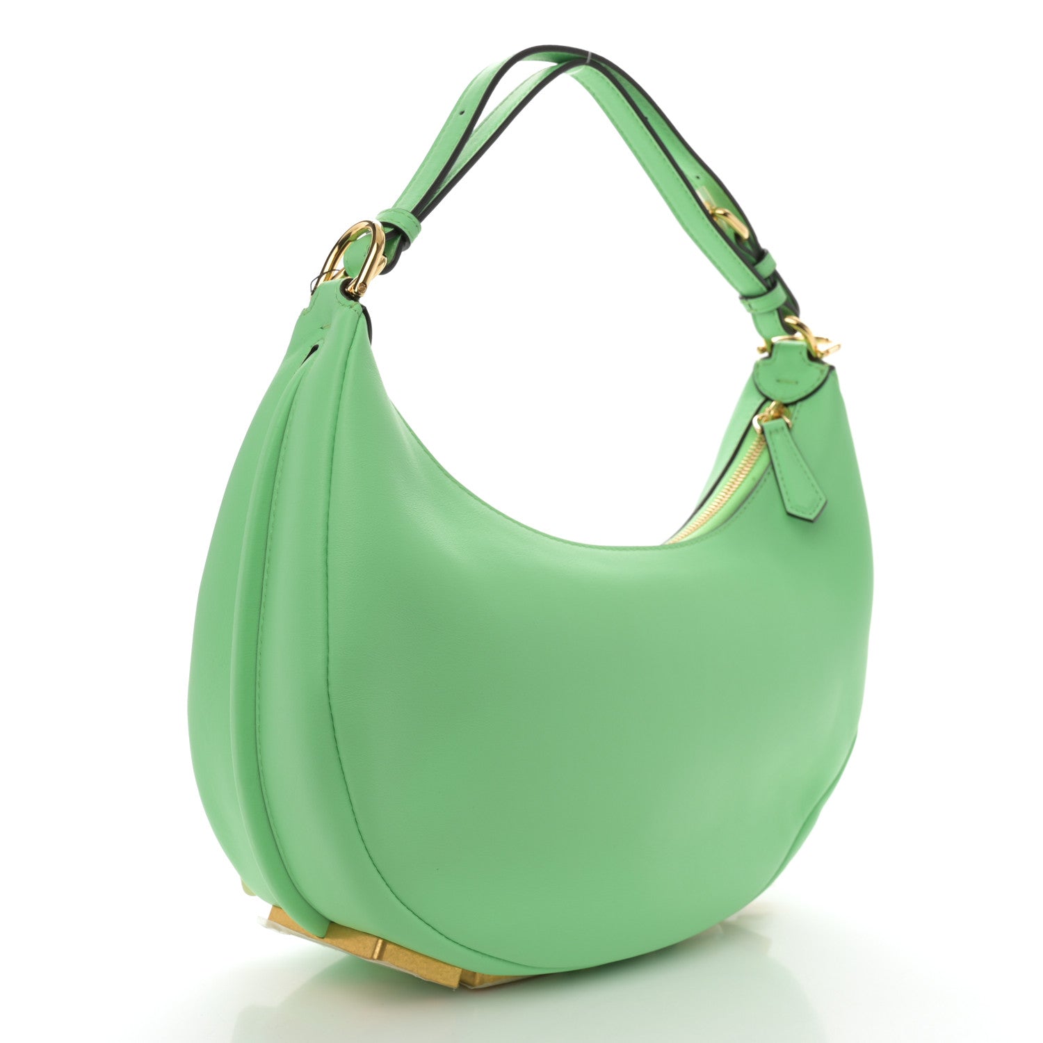 Fendi Vitello Grace Matte Small Fendigraphy Hobo Bag Edamame 3 of 10