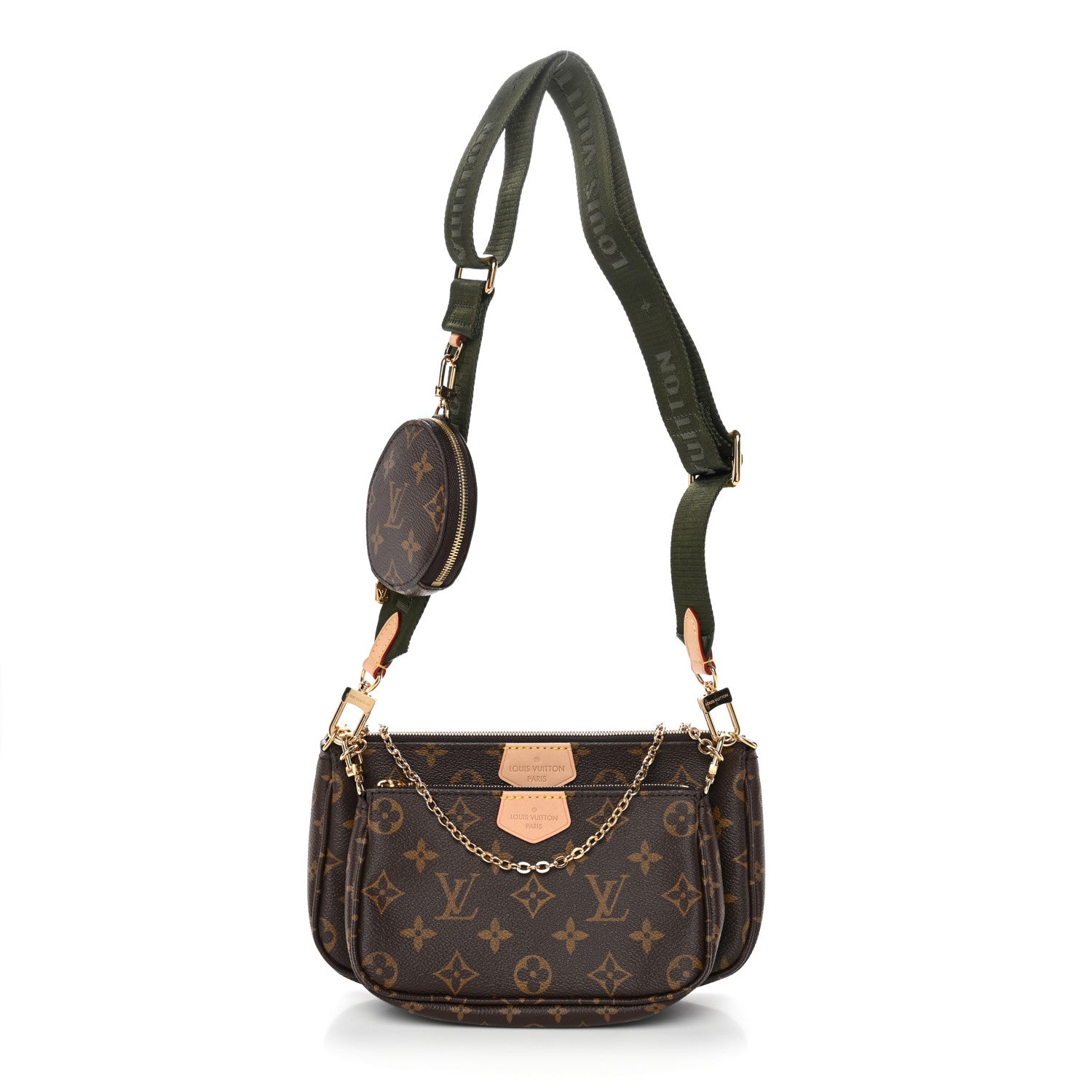 Louis Vuitton Monogram Multi Pochette Accessories Kaki 1 of 11