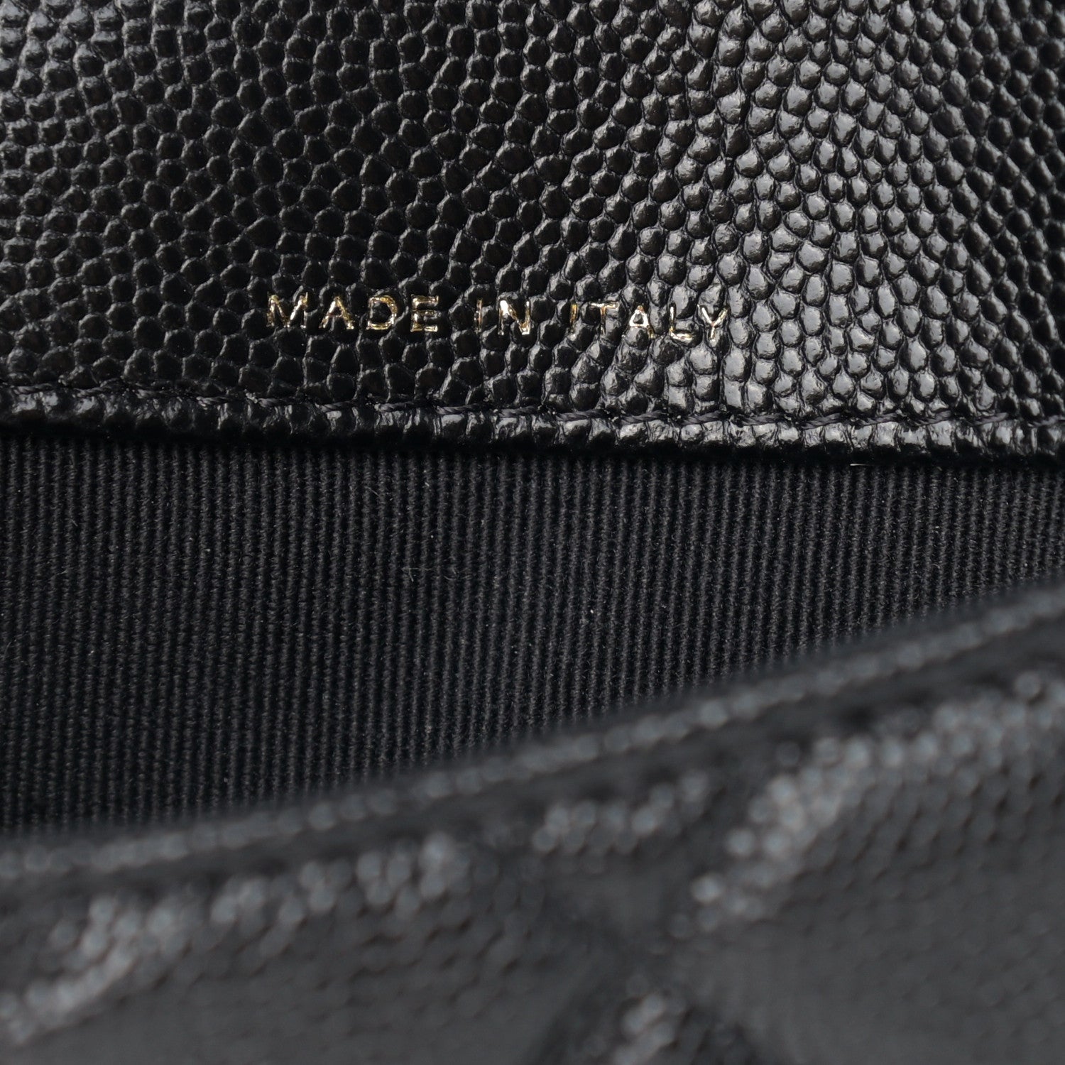 Chanel Caviar Fabric Quilted Foldable Tote With Chain Black Multicolor 8 of 15