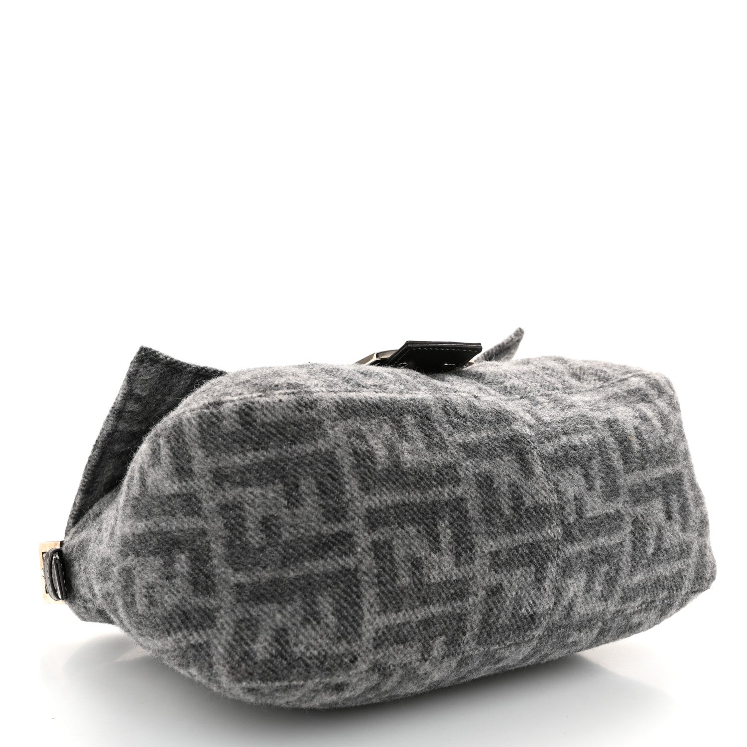 Fendi Wool Zucca Mama Baguette Grey 4 of 9