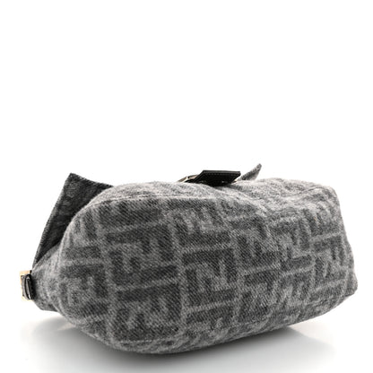 Fendi Wool Zucca Mama Baguette Grey 4 of 9